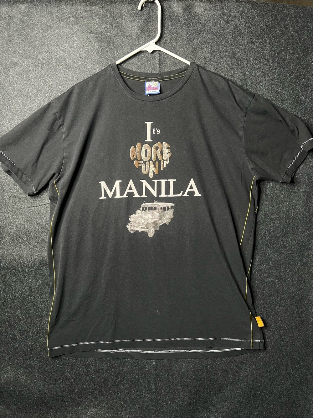 Vintage 90s My Philippines Single Stich Manila Graphic T-Shirt Men Size XL Retro